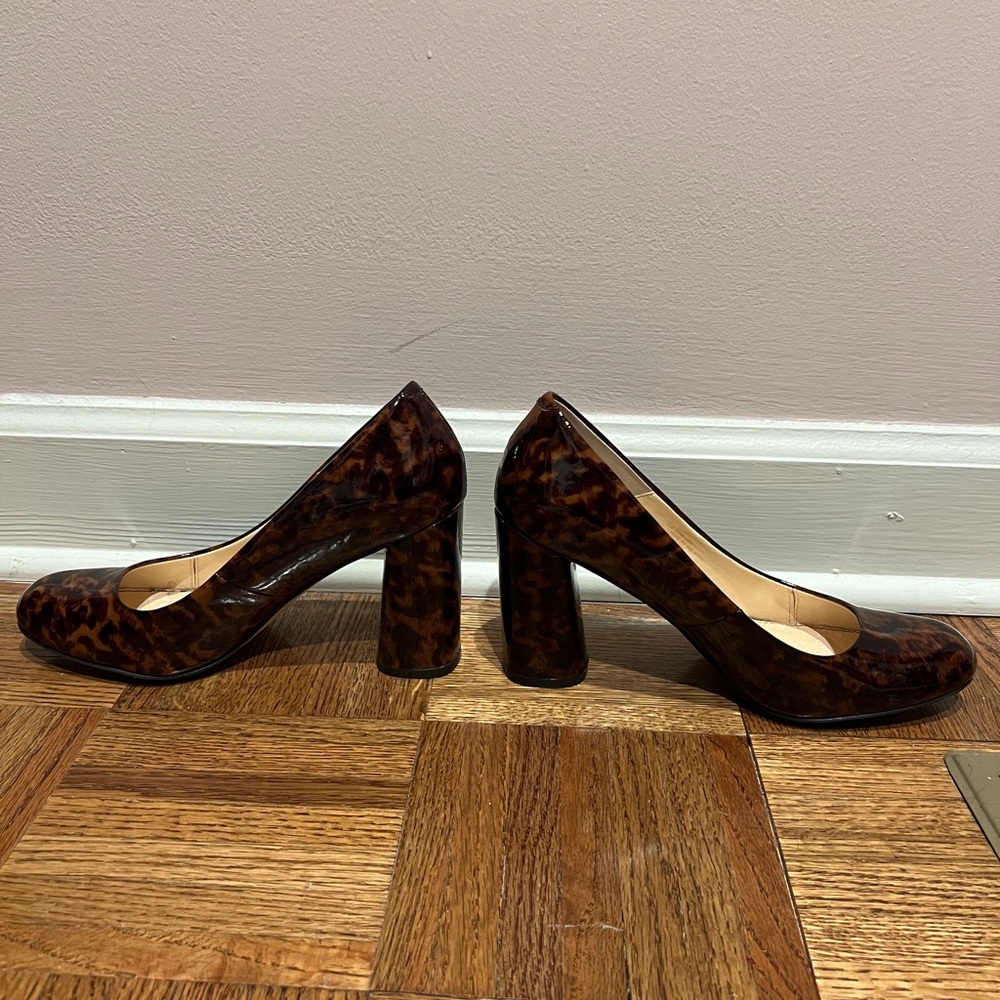 Isola Tortoise Shell Patterned Heels - image 3